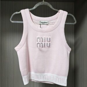 Miu Miu Pink Tank Top